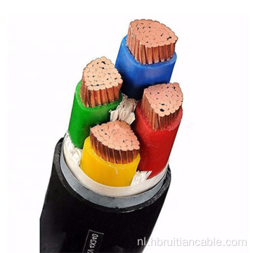 Vier gelijke kern PVC geïsoleerde gepantserde koperen kabel